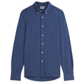 Tommy Hilfiger Knit Pique Feather Overhemd Donker Blauw