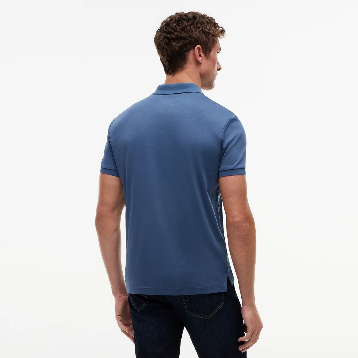 Tommy Hilfiger Liquid Cotton Polo Donker Blauw