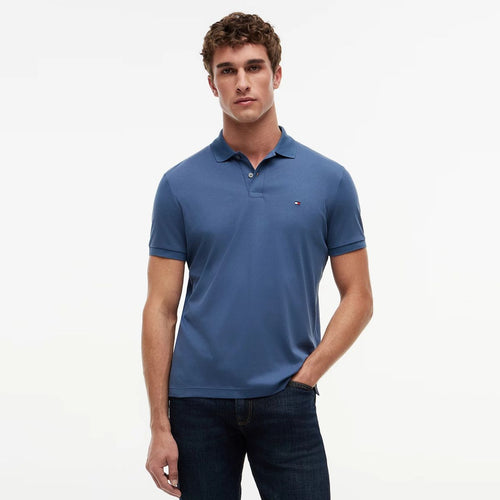 Tommy Hilfiger Liquid Cotton Polo Donker Blauw
