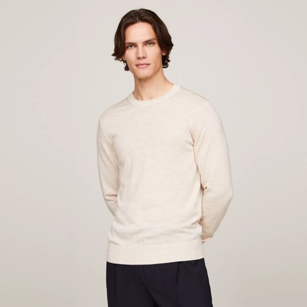 Tommy Hilfiger Merino Sweater Off White