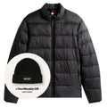 Tommy Hilfiger Mittelschwere Stehkragen-Pufferjacke Schwarz