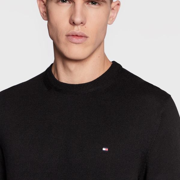 Tommy Hilfiger Organic Sweater Zwart