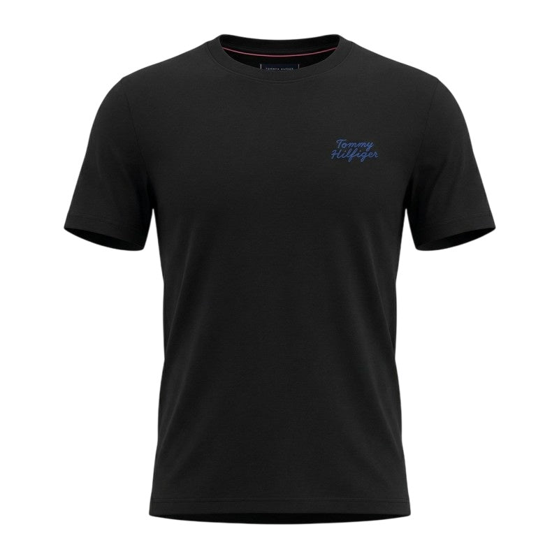 Tommy Hilfiger Palm Photo Print T-shirt Zwart