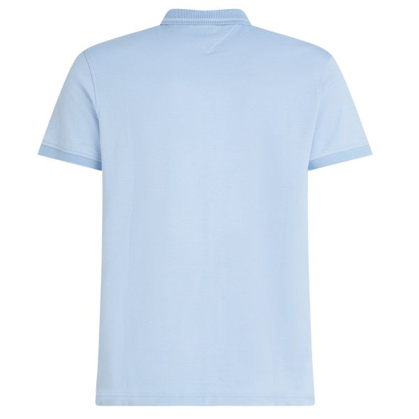 Tommy Hilfiger Pretwist Mouline Polo Licht Blauw