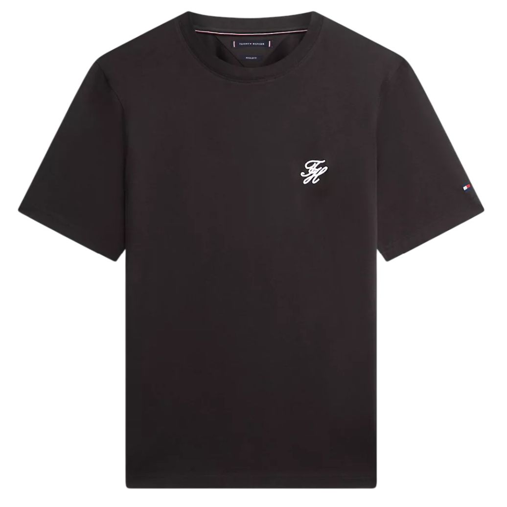 Tommy Hilfiger Script Monogram T-shirt Zwart