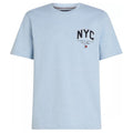 Tommy Hilfiger Script NYC T-shirt Licht Blauw