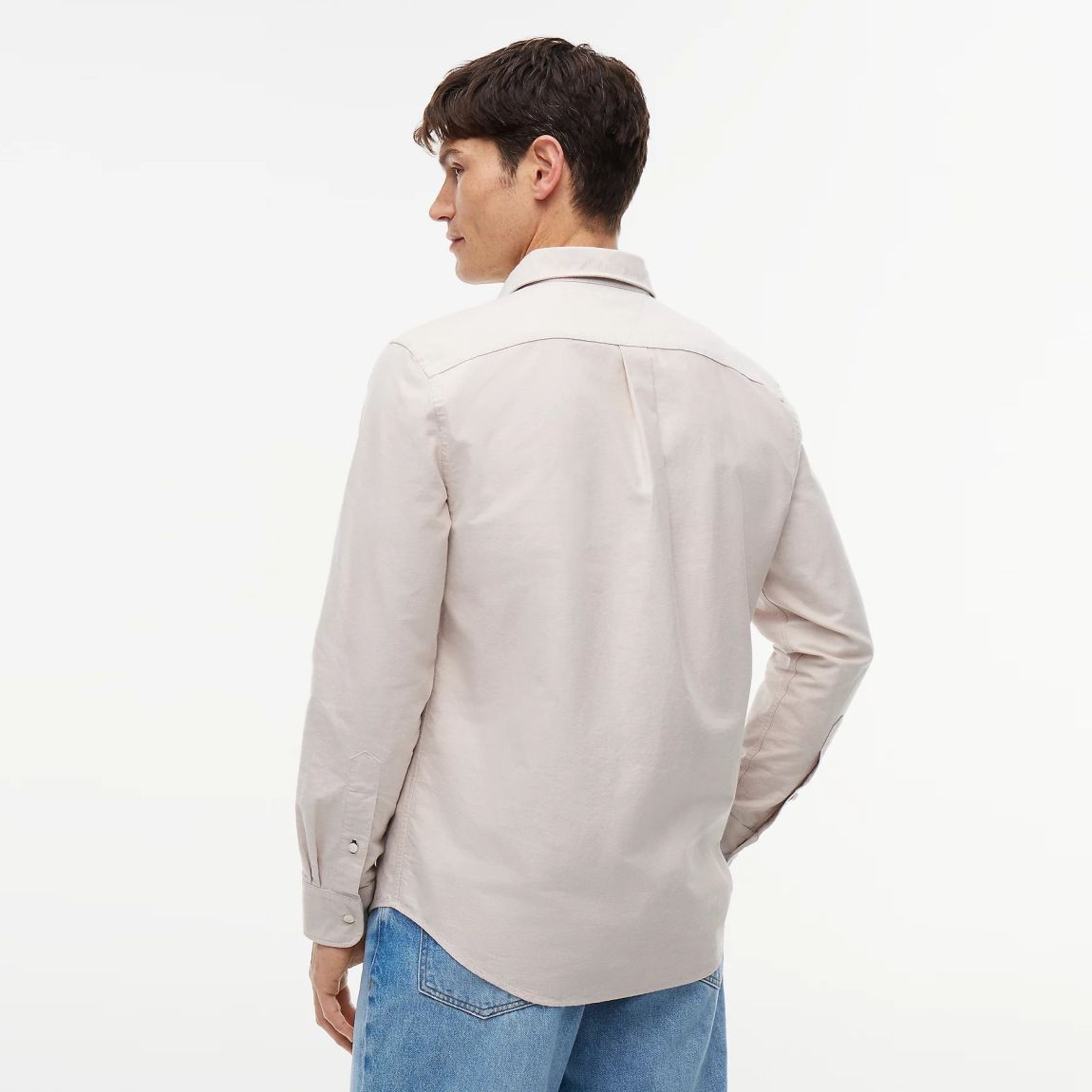 Tommy Hilfiger Solid Heritage Oxford Overhemd Beige