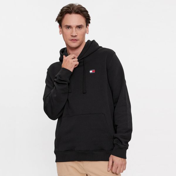Tommy Jeans Badge Hoodie Zwart