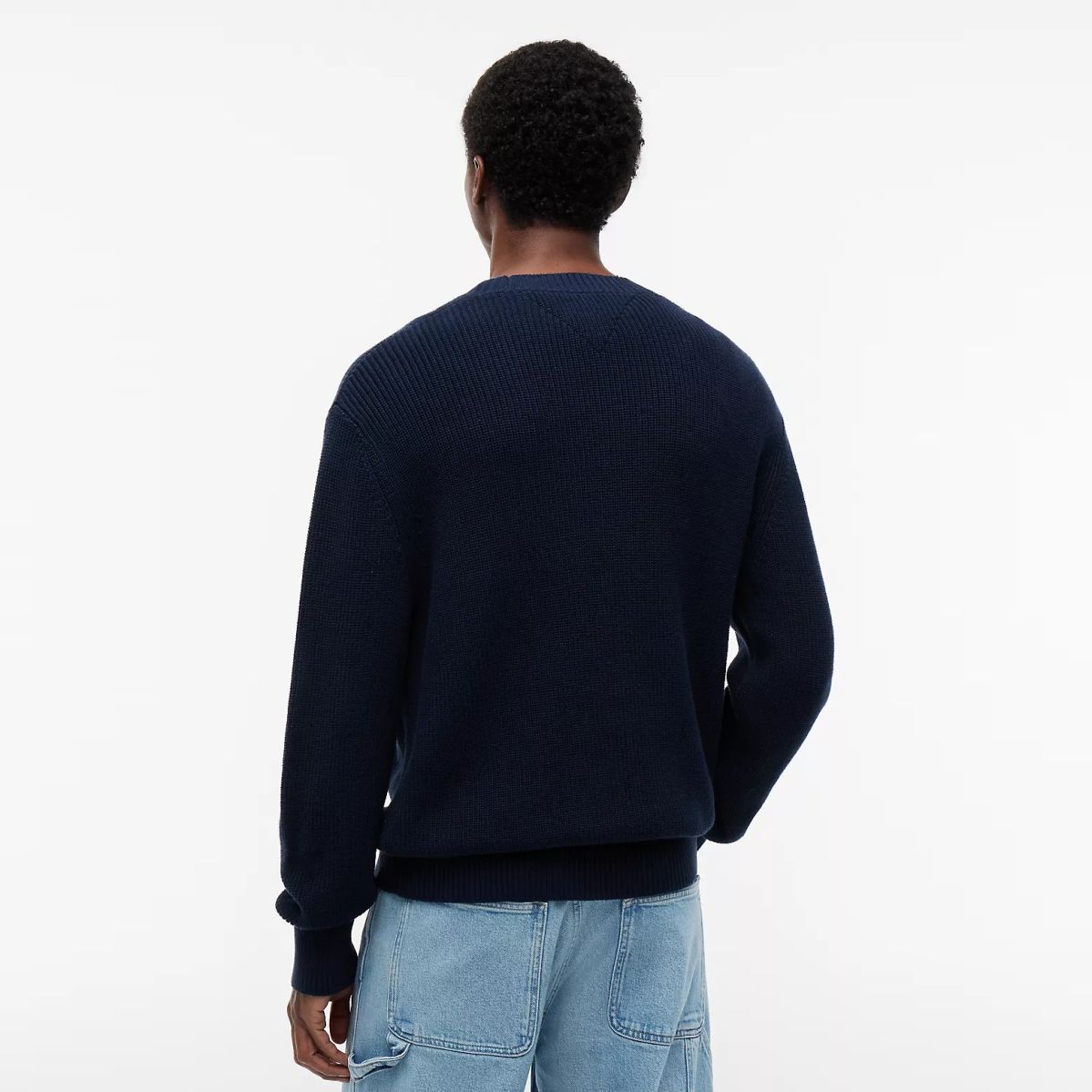 Tommy Jeans Badge Knit Sweater Navy
