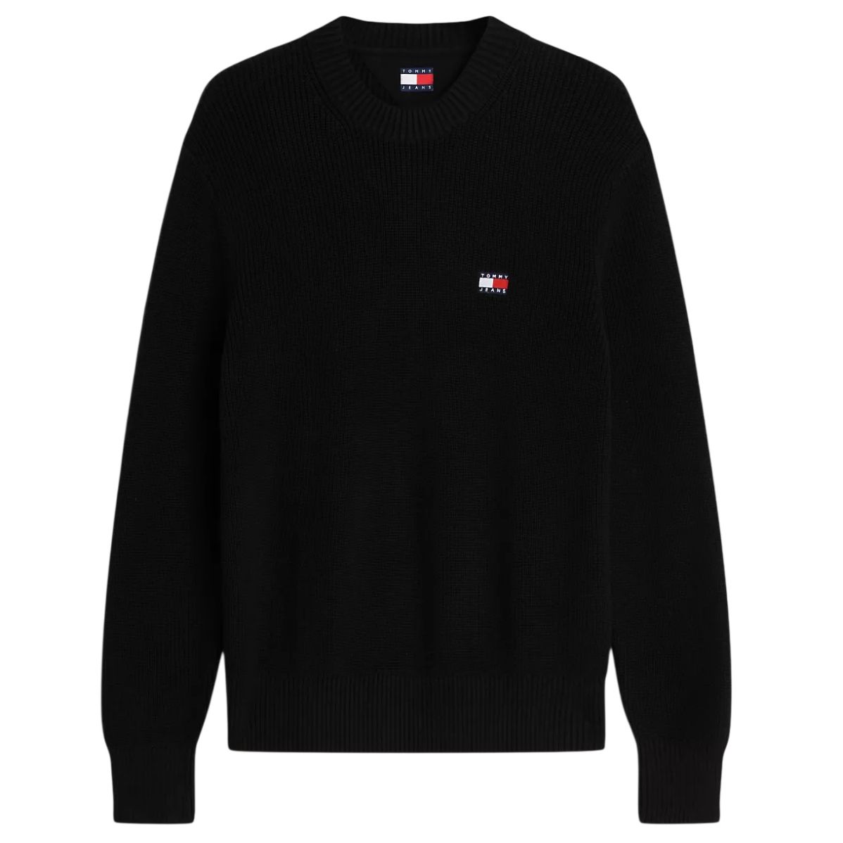 Tommy Jeans Badge Knit Sweater Zwart