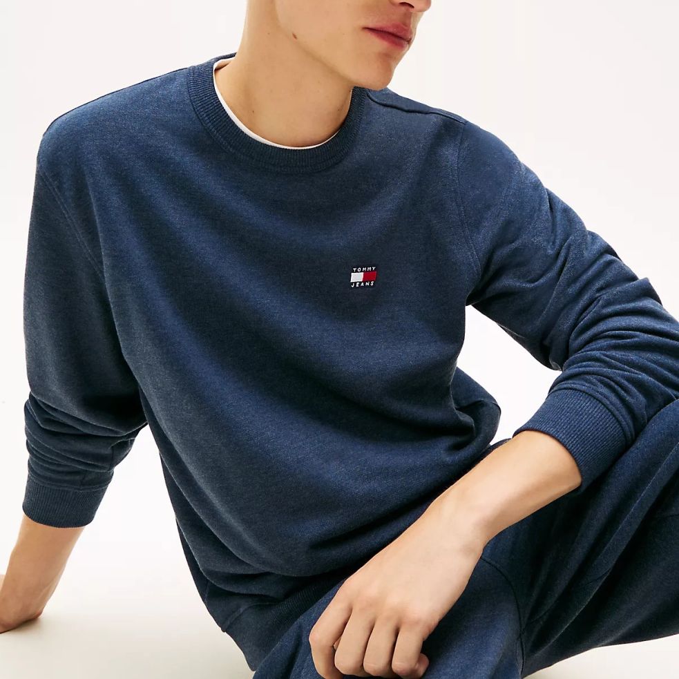 Tommy Jeans Badge Sweater Navy