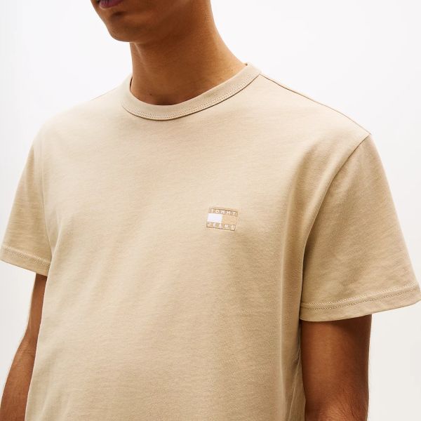 Tommy Jeans Badge T-shirt Beige