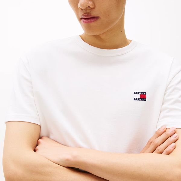 Tommy Jeans Badge T-shirt Wit