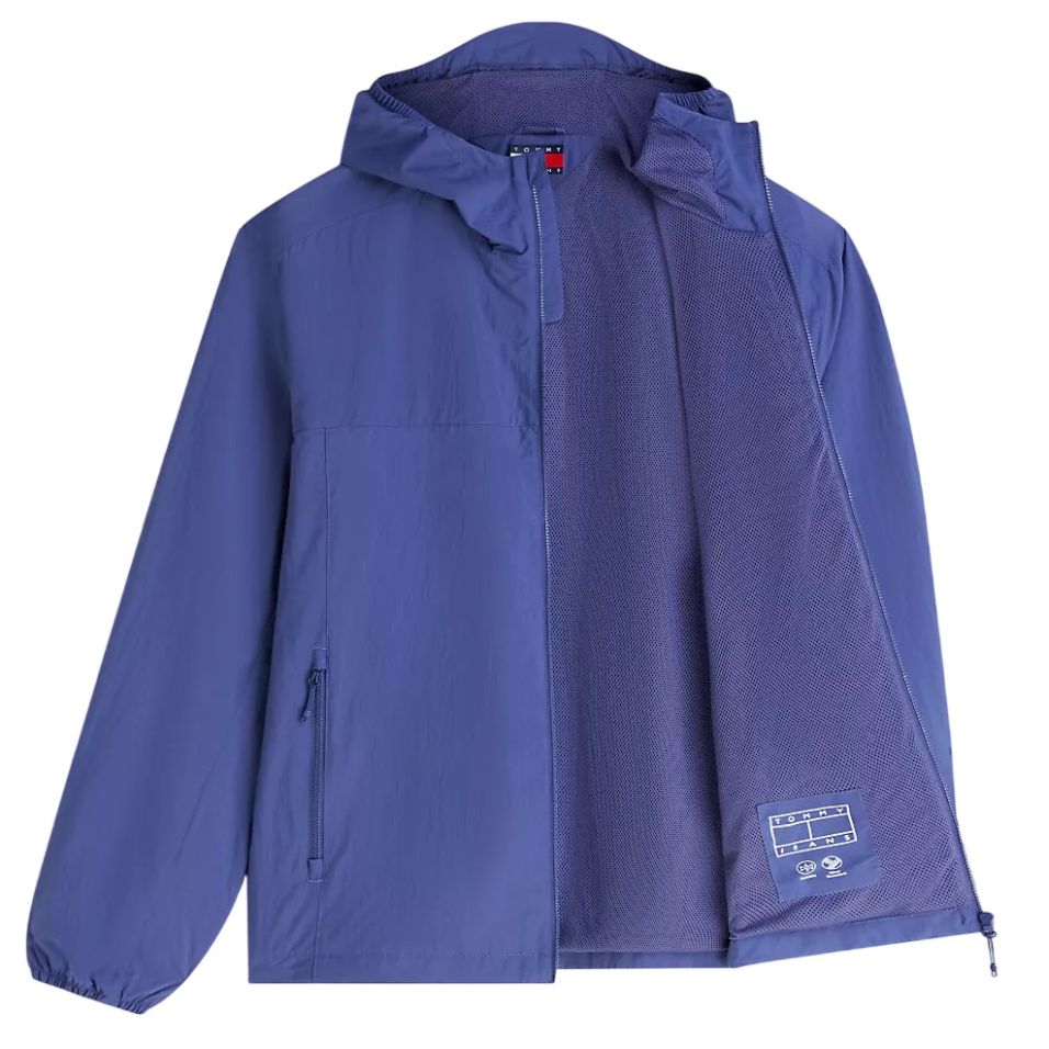 Tommy Jeans Chicago Packable Jack Blauw