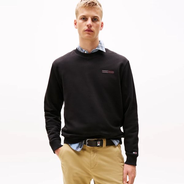 Tommy Jeans Entry Graphic Sweater Zwart