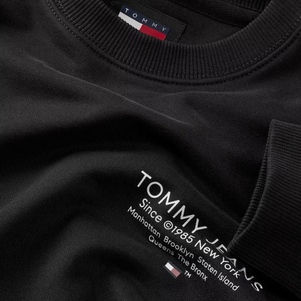 Tommy Jeans Essential Graphic Sweater Zwart