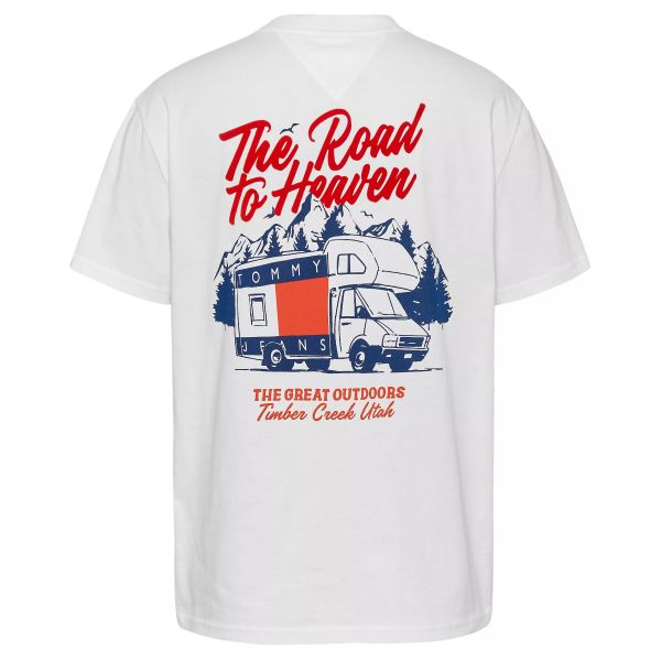 Tommy Jeans Outdoors Novelty T-shirt Wit