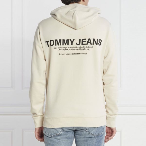 Tommy Jeans Regular Entry Graphic Hoodie Off White