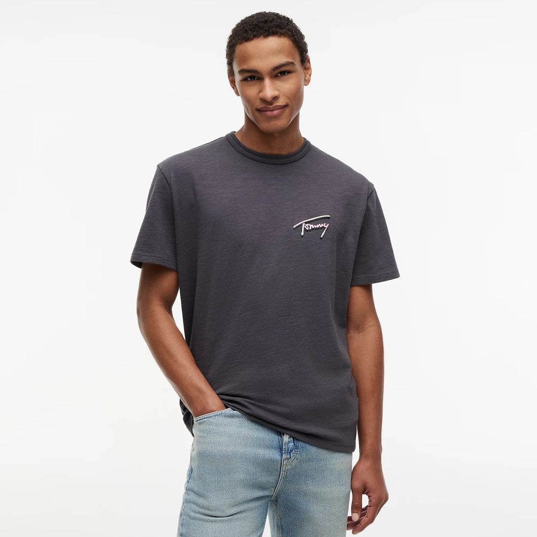 Tommy Jeans Relaxed Novelty T-shirt Zwart