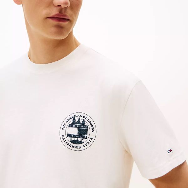 Tommy Jeans Relaxed Outdoor T-shirt Off White