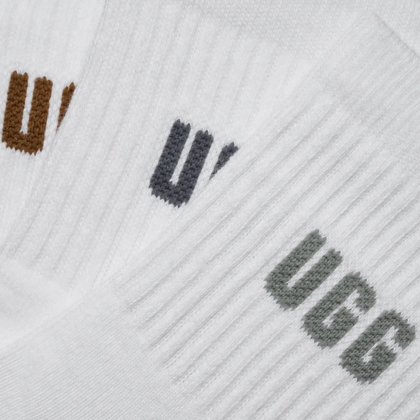 UGG Quinlin Logo Quarter 3er-Pack Socken Mehrfarbig