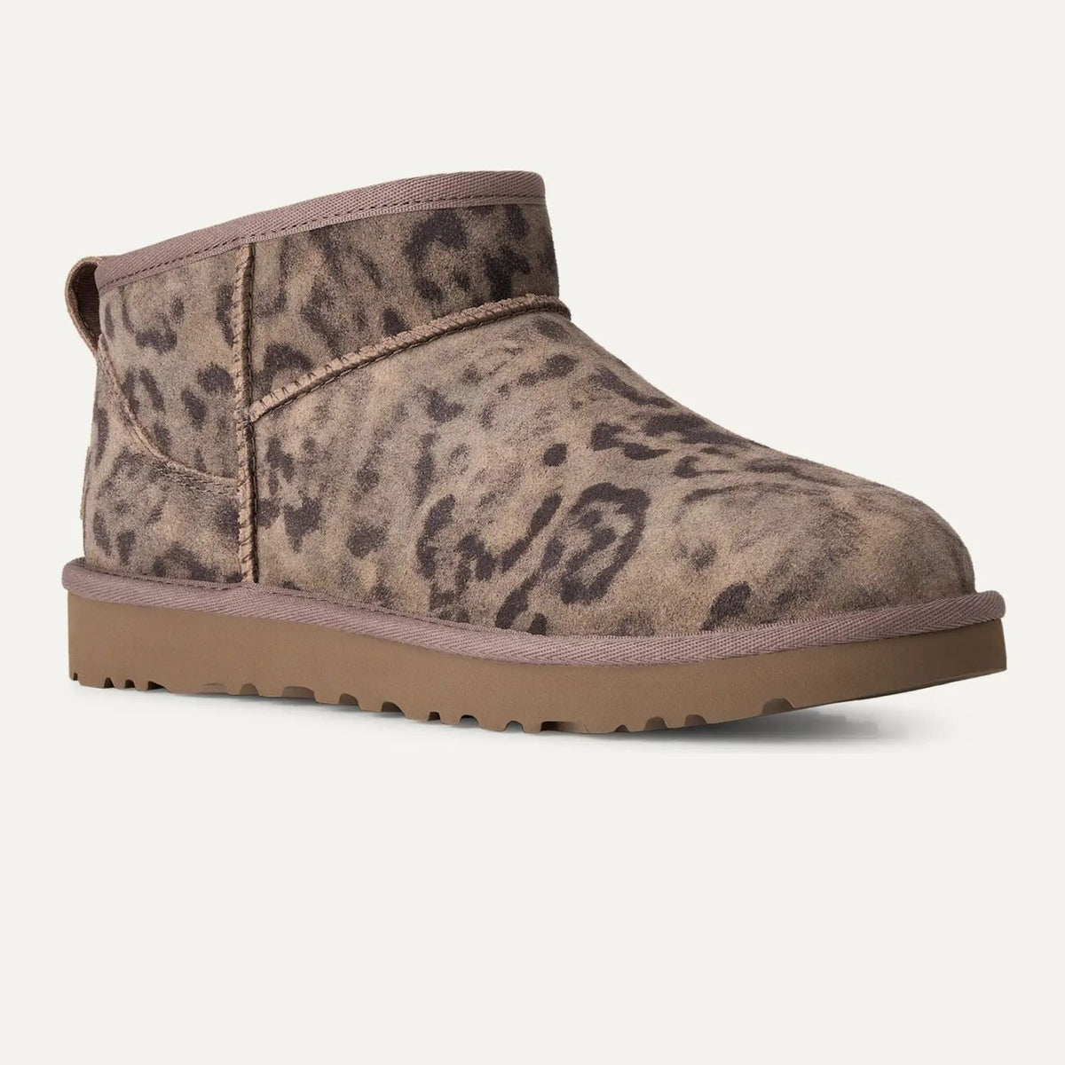 UGG Classic Ultra Mini Spotted Stiefel Braun