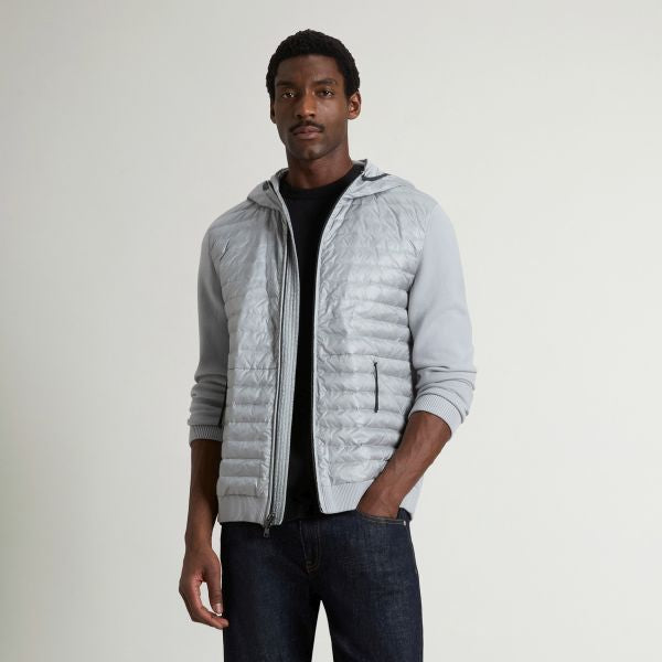 Woolrich Allen Hybrid Jack Grijs