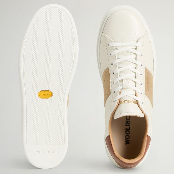 Woolrich Classic Court Sneaker Off White/Beige