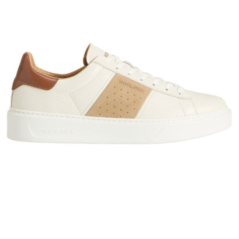 Woolrich Classic Court Sneaker Offwhite/Beige