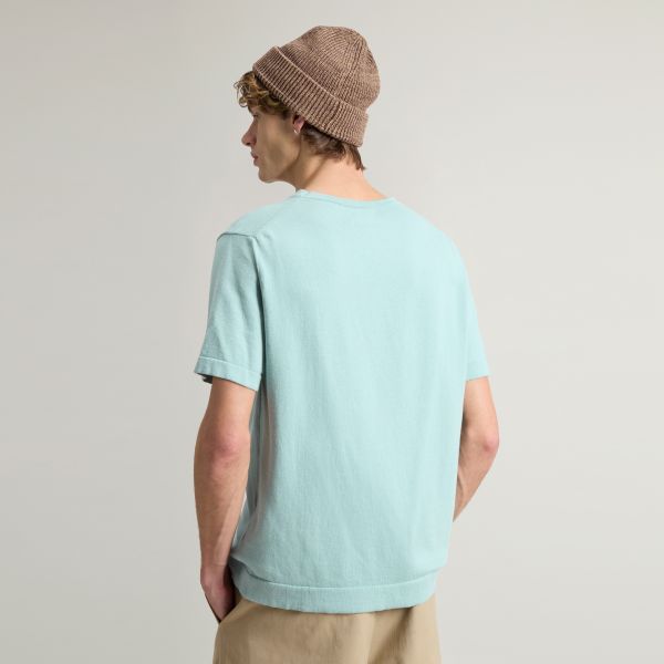 Woolrich Knitted T-shirt Mint