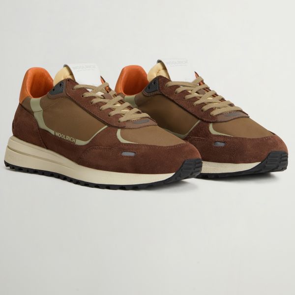 Woolrich Retro Sneaker Bruin