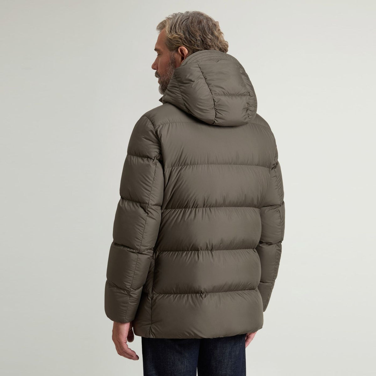 Woolrich Cloud Davis Parka Dunkelgrün