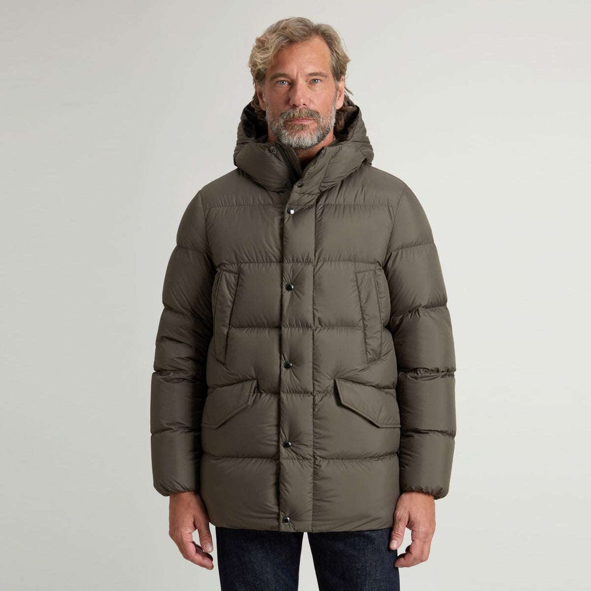Woolrich Cloud Davis Parka Dunkelgrün