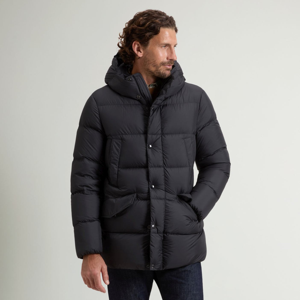 Woolrich Cloud Davis Parka Schwarz