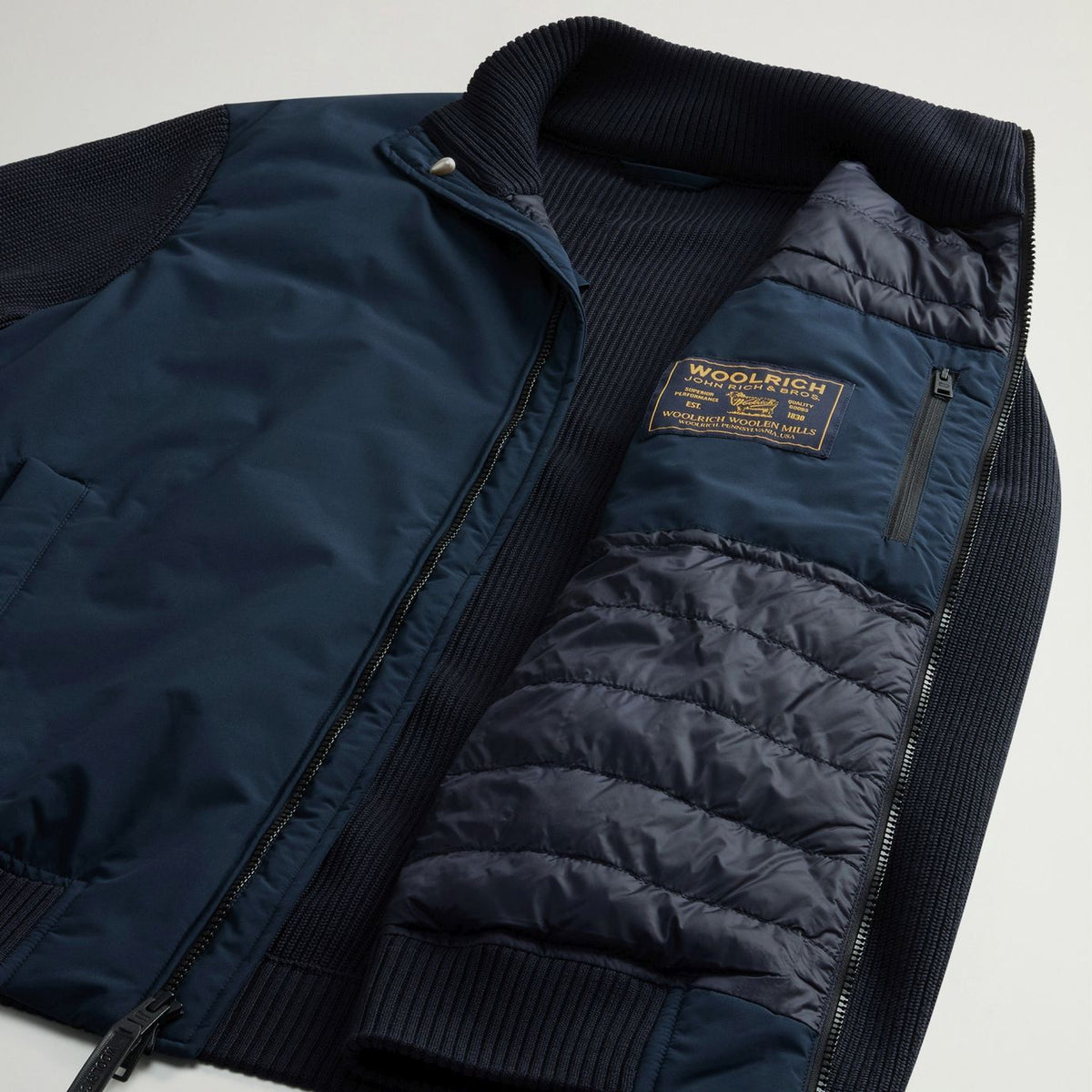 Woolrich Cloud Hybrid Jacke Marine