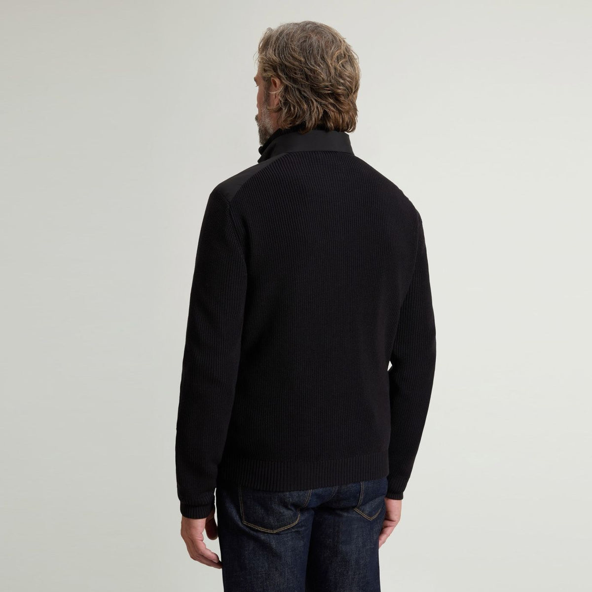 Woolrich Cloud Hybrid Jacke Schwarz