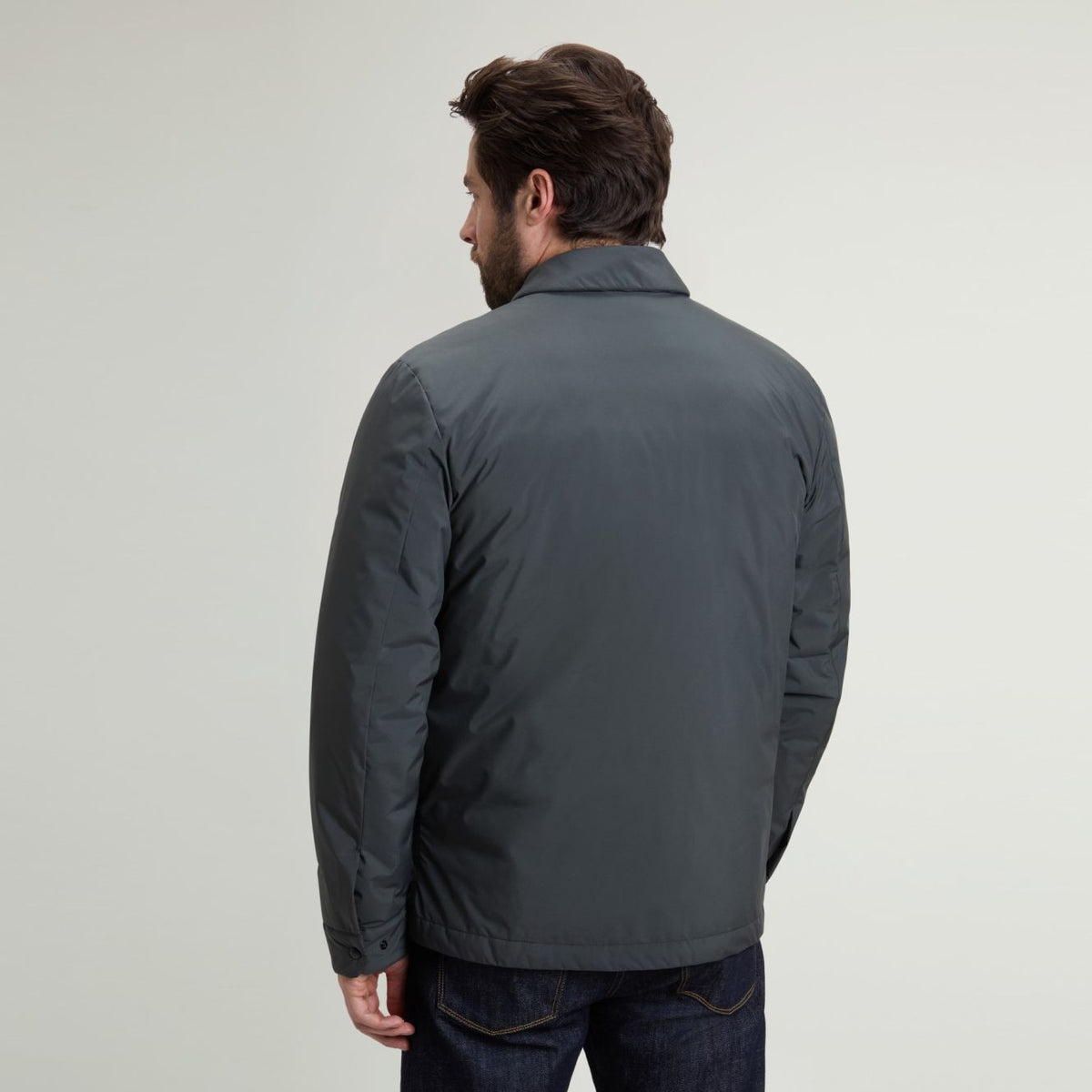 Woolrich Cloud Überhemd Anthrazit