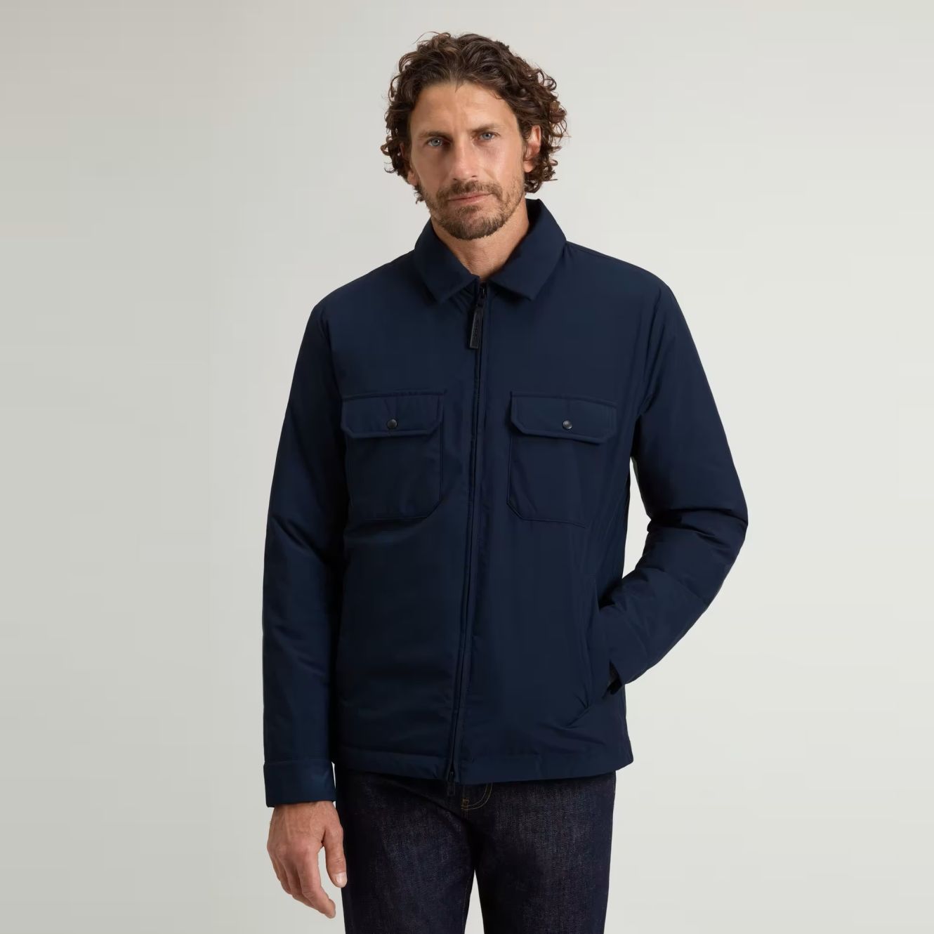Woolrich Cloud Überhemd Marine