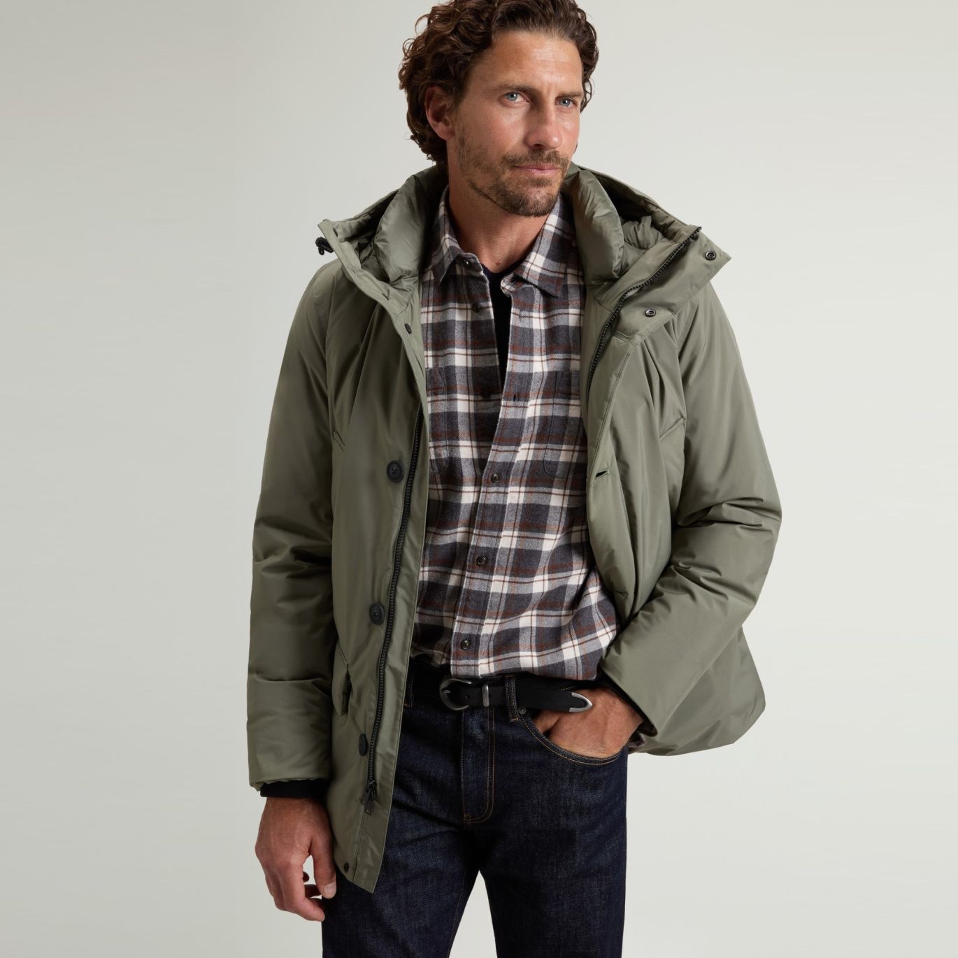 Woolrich Cloud Parka Dunkelgrün