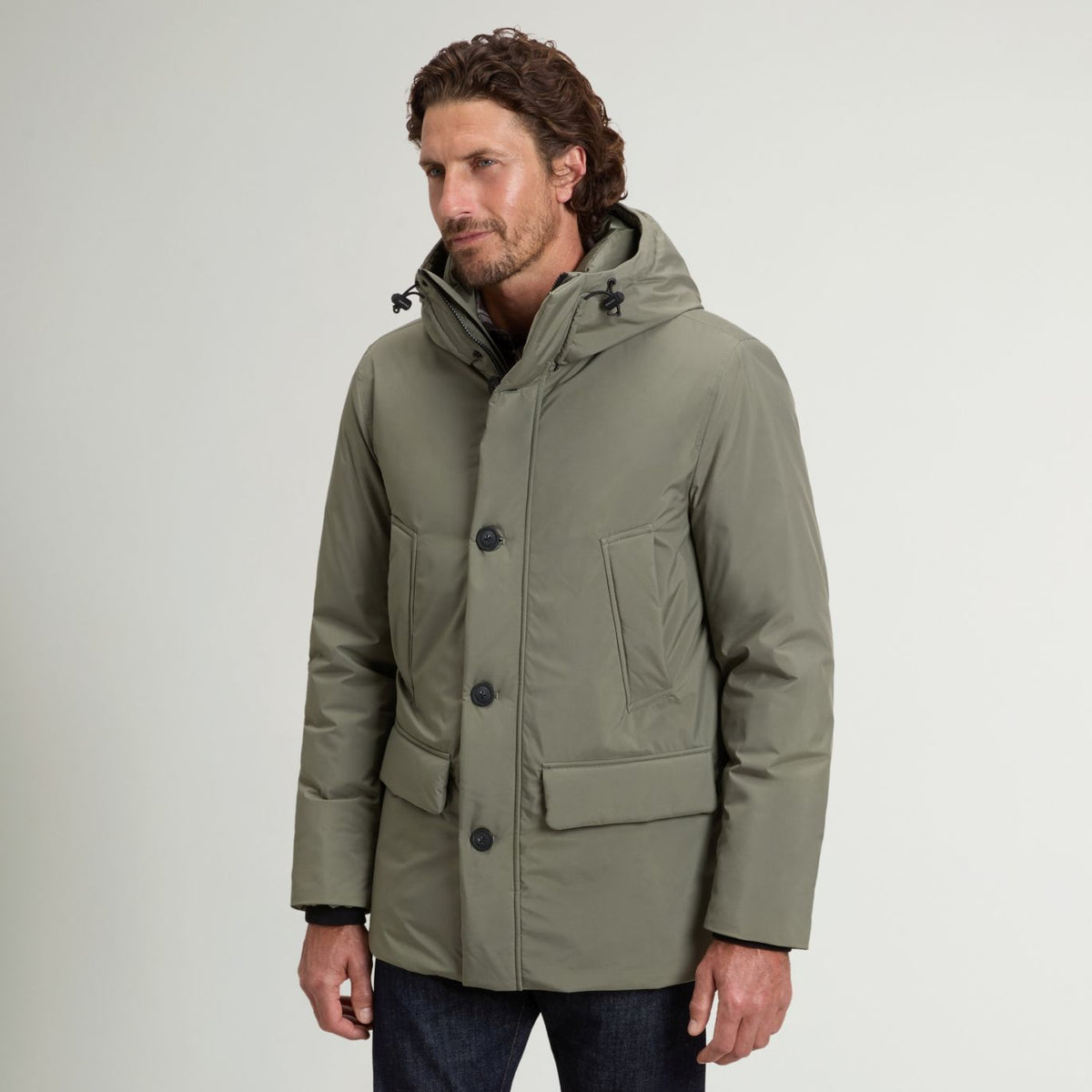 Woolrich Cloud Parka Dunkelgrün