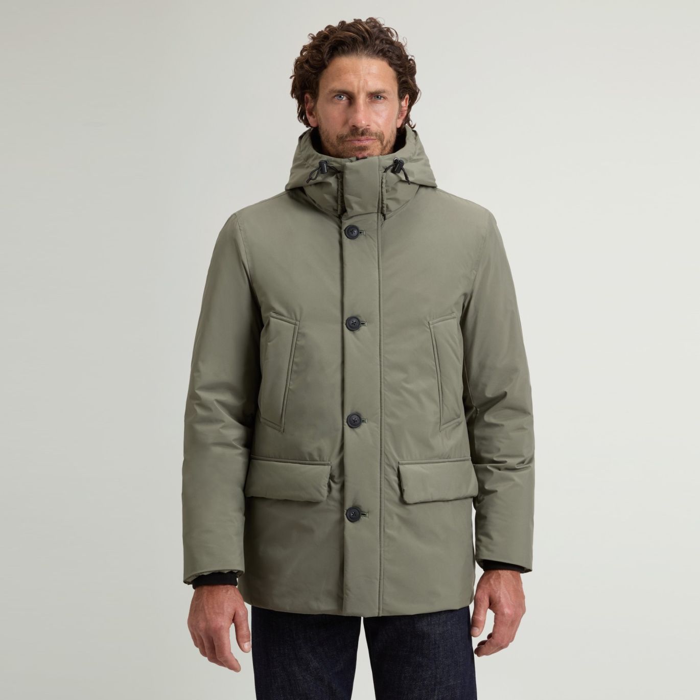 Woolrich Cloud Parka Dunkelgrün