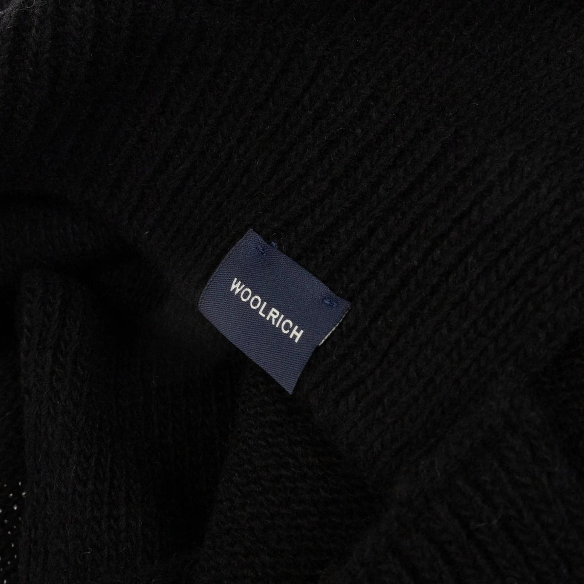 Woolrich Strickschal Schwarz