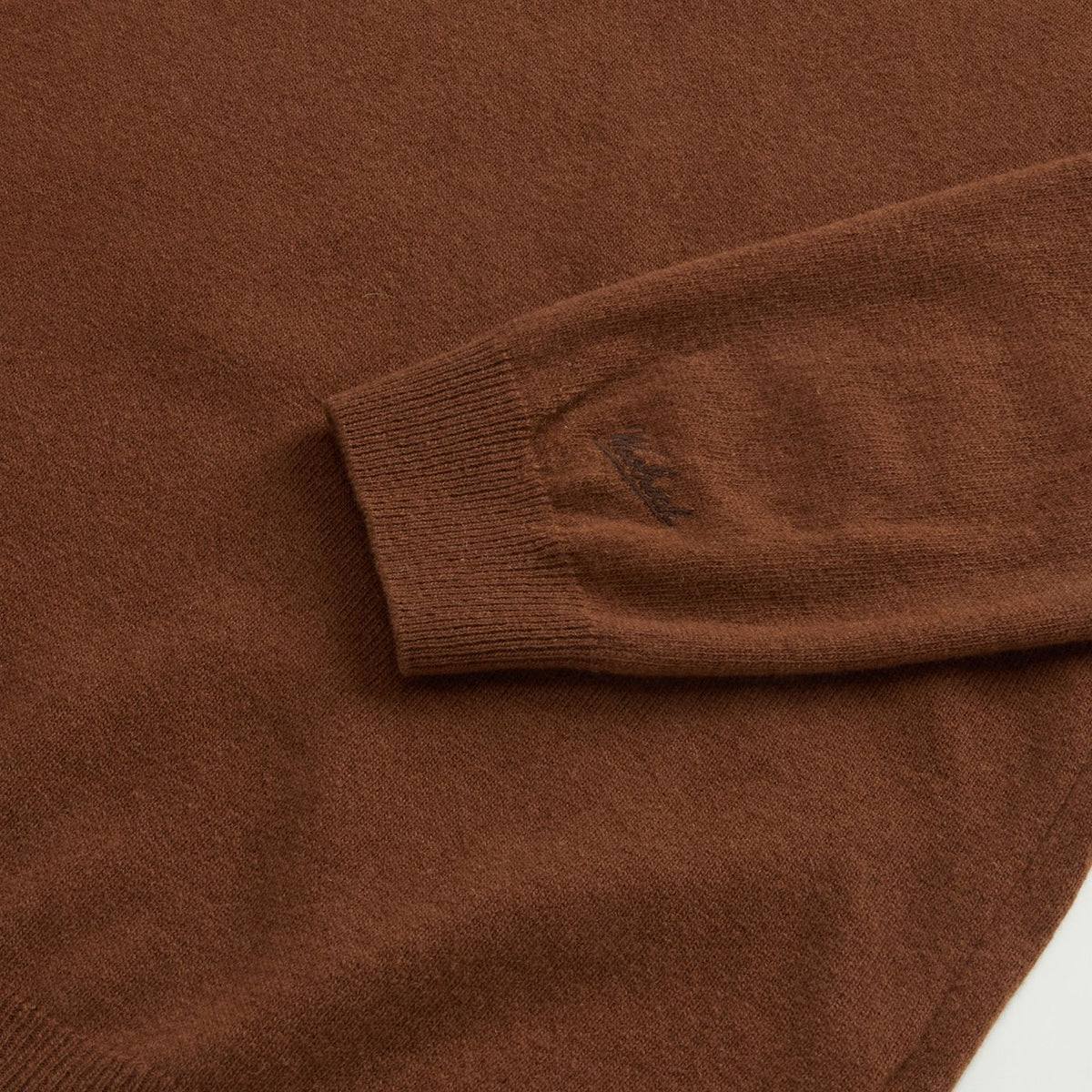 Woolrich Lammwoll-Pullover Braun