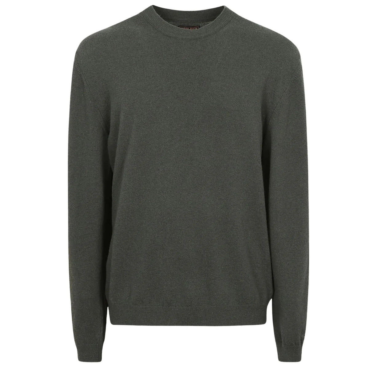 Woolrich Lammwollpullover Dunkelgrün
