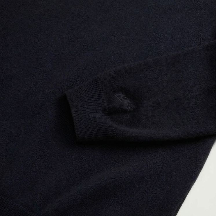 Woolrich Lammwoll-Pullover Schwarz