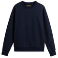 Woolrich Logo-Interlock-Pullover Marine