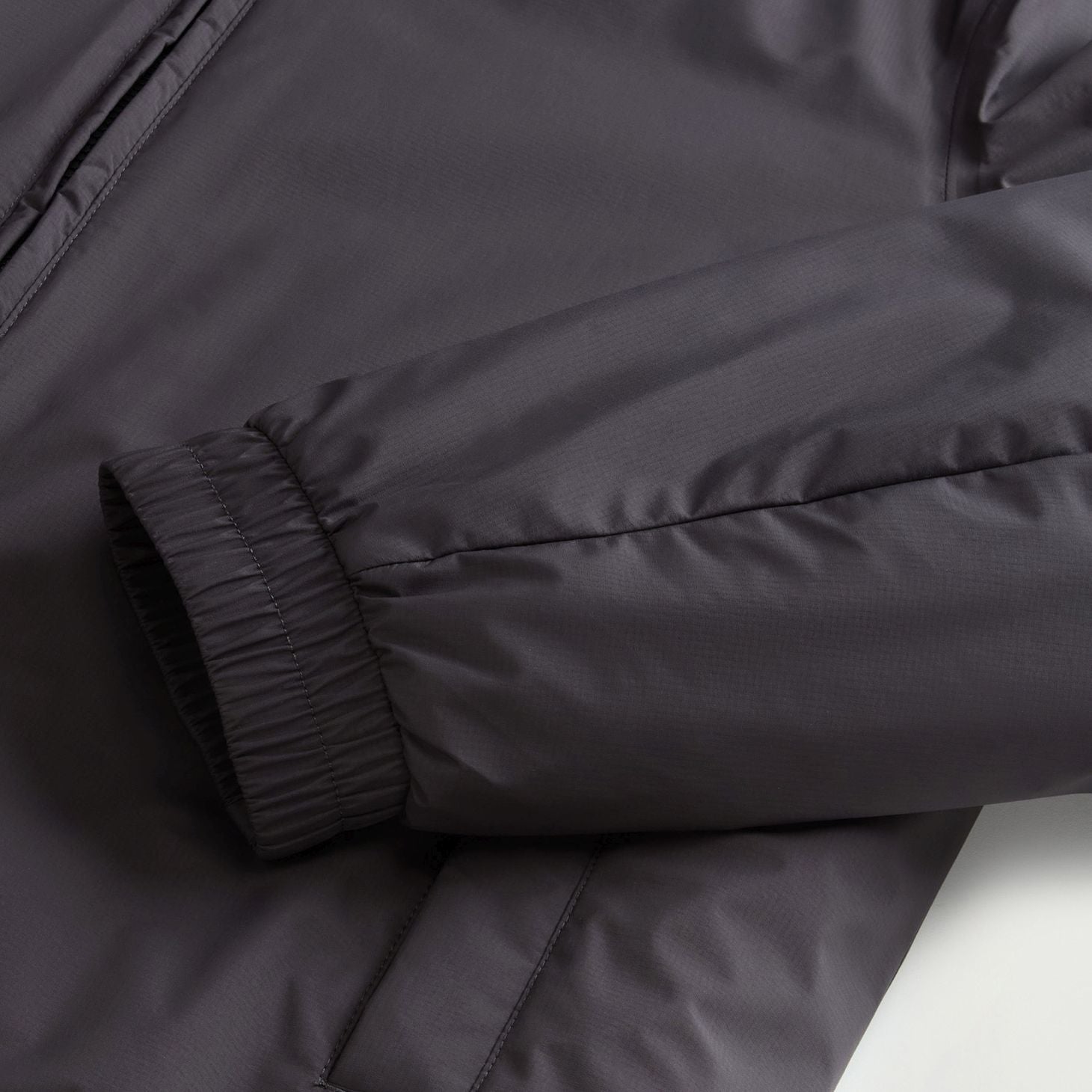 Woolrich Micro Ripstop Hooded Jacke Anthrazit