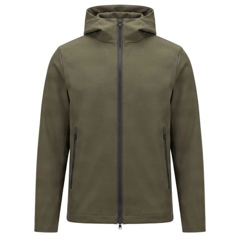 Woolrich Pacific Soft Shell Jack Dunkelgrün