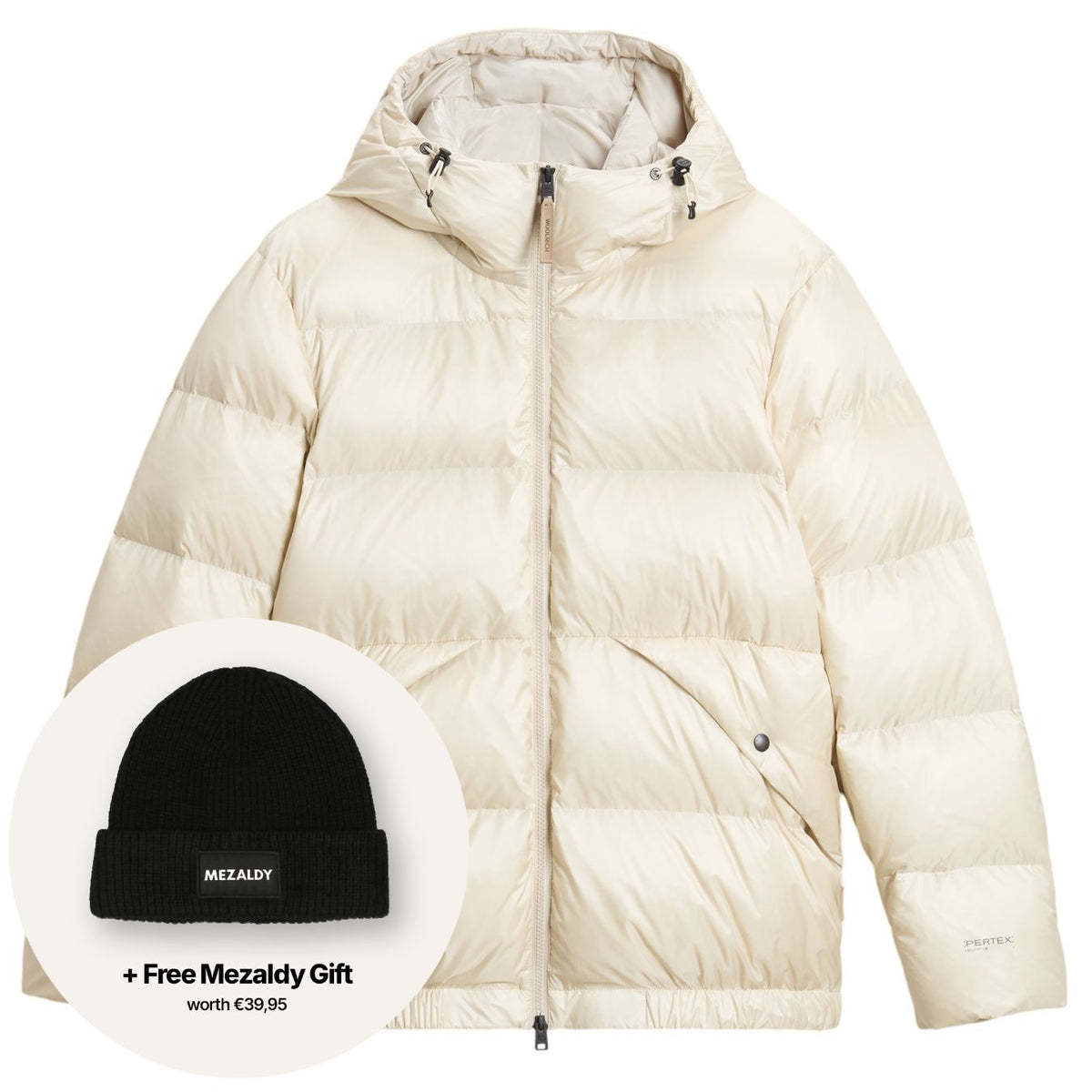Woolrich Pertex Puffer Beige