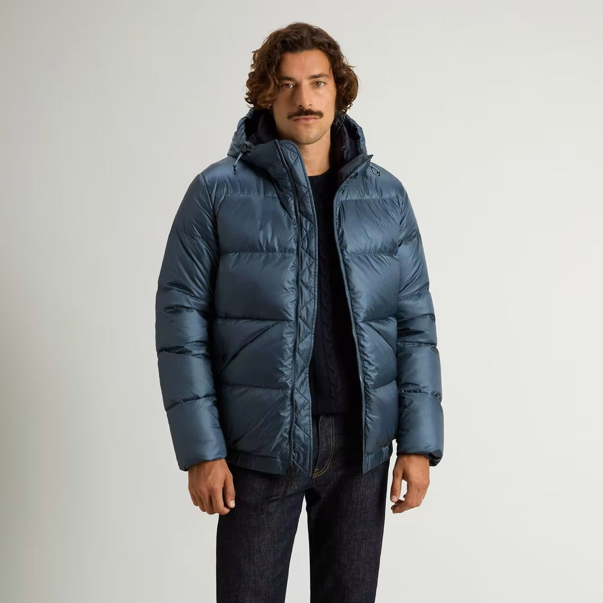 Woolrich Pertex Puffer Blau